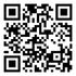 QR code with black and white squares.