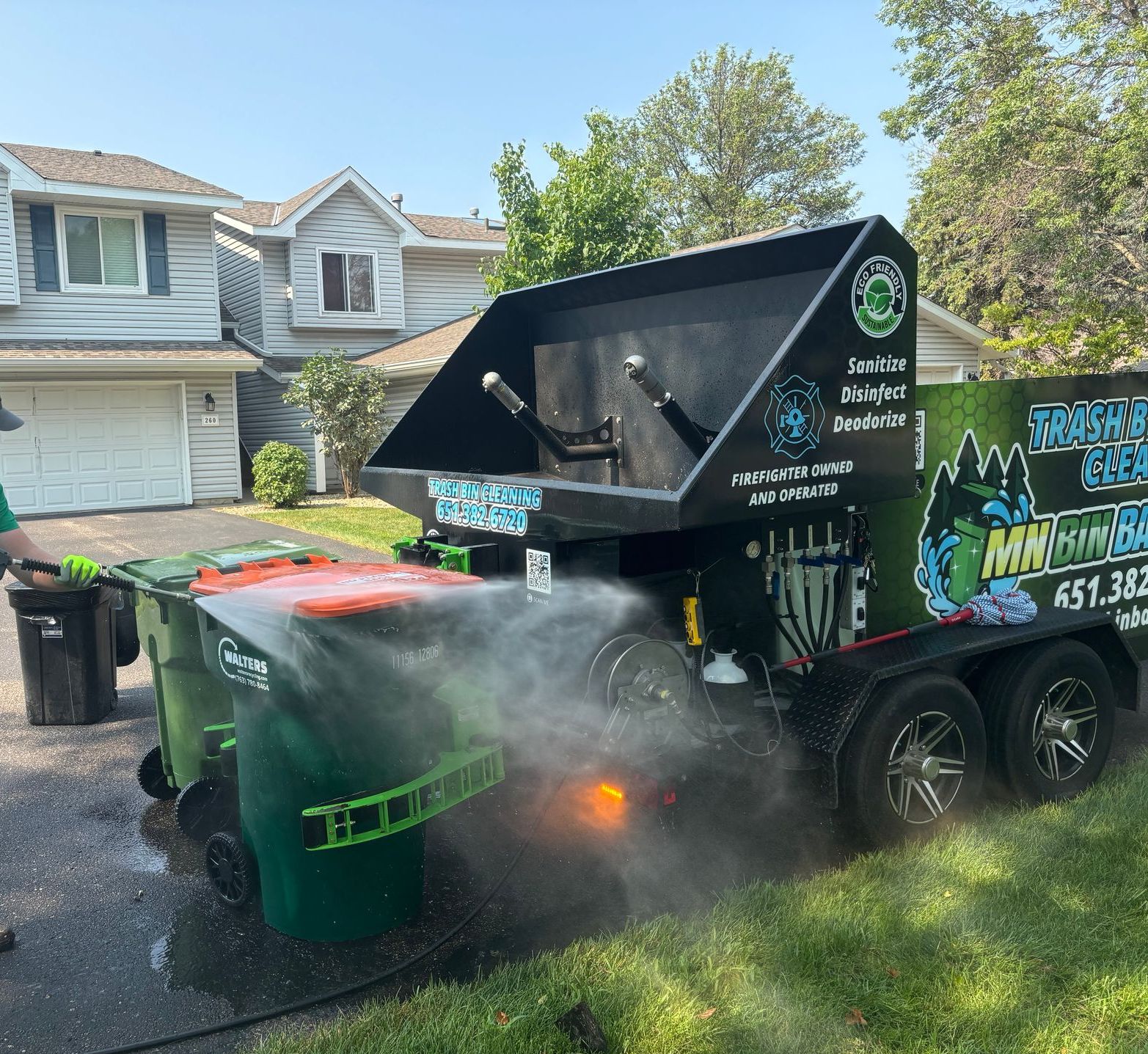 MN Bin Bath - HOA Trash Bin Cleaning