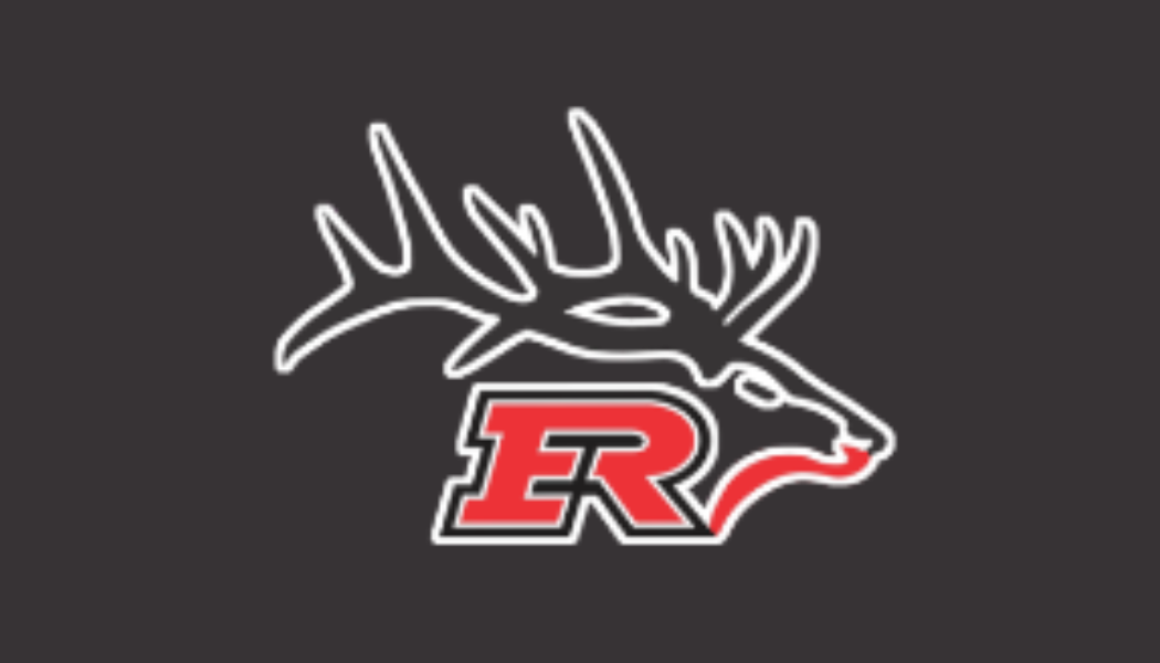 Deer head logo with 