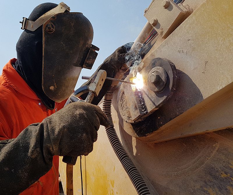 Welding Excavator