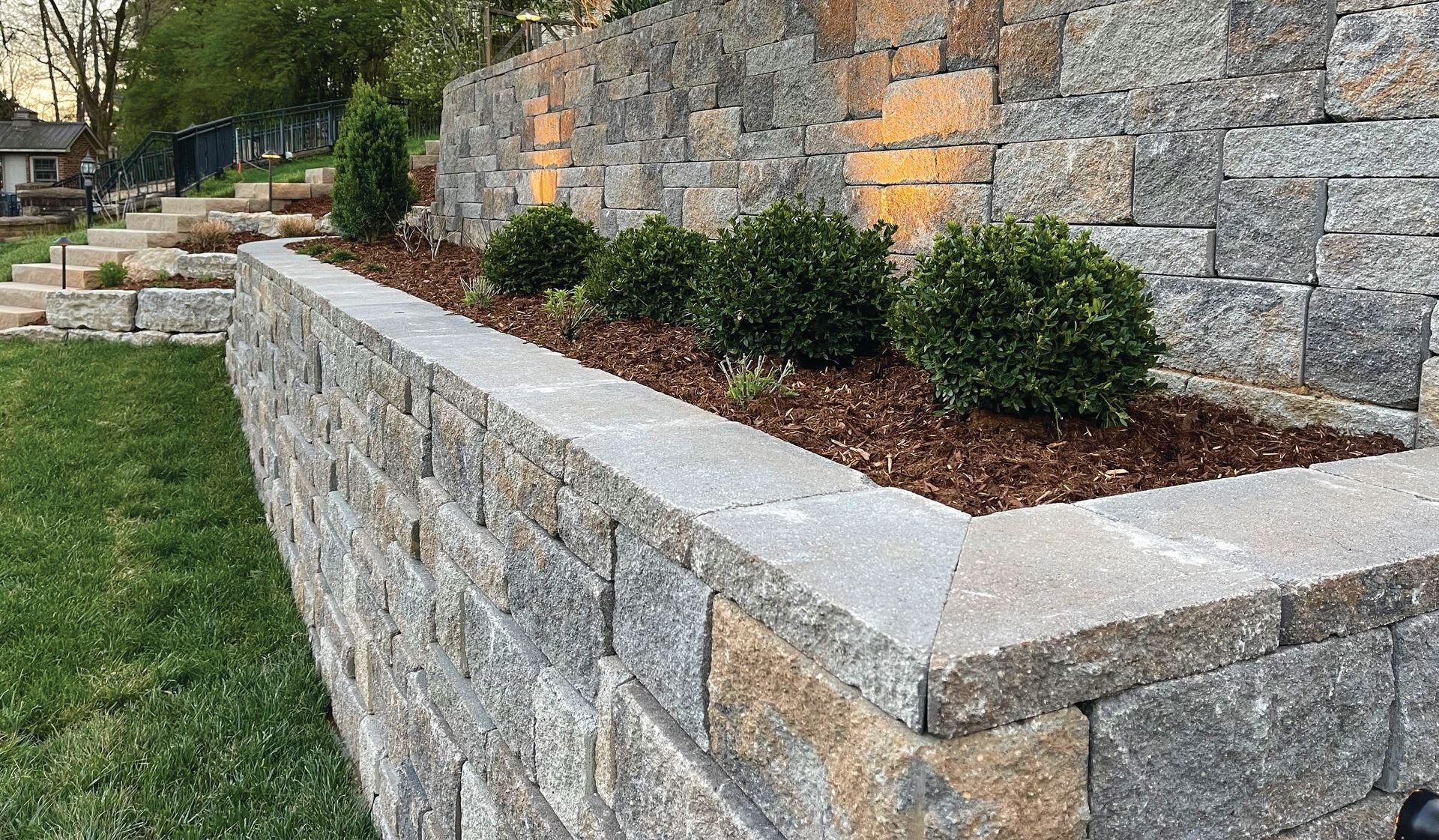 Allan Block Europa® retaining wall