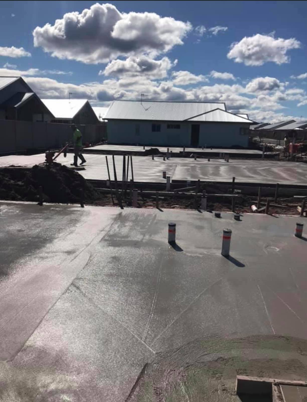 Fresh Concrete Slab — AJ's Concreting Services in Taylors Beach, NSW