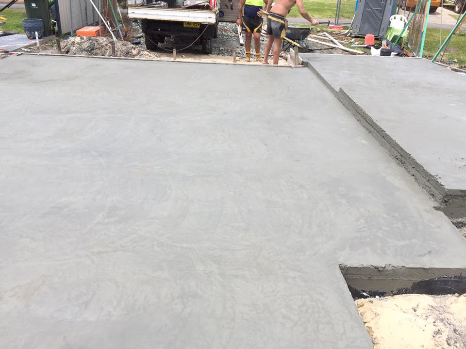 New Concrete Slab — AJ's Concreting Services in Taylors Beach, NSW