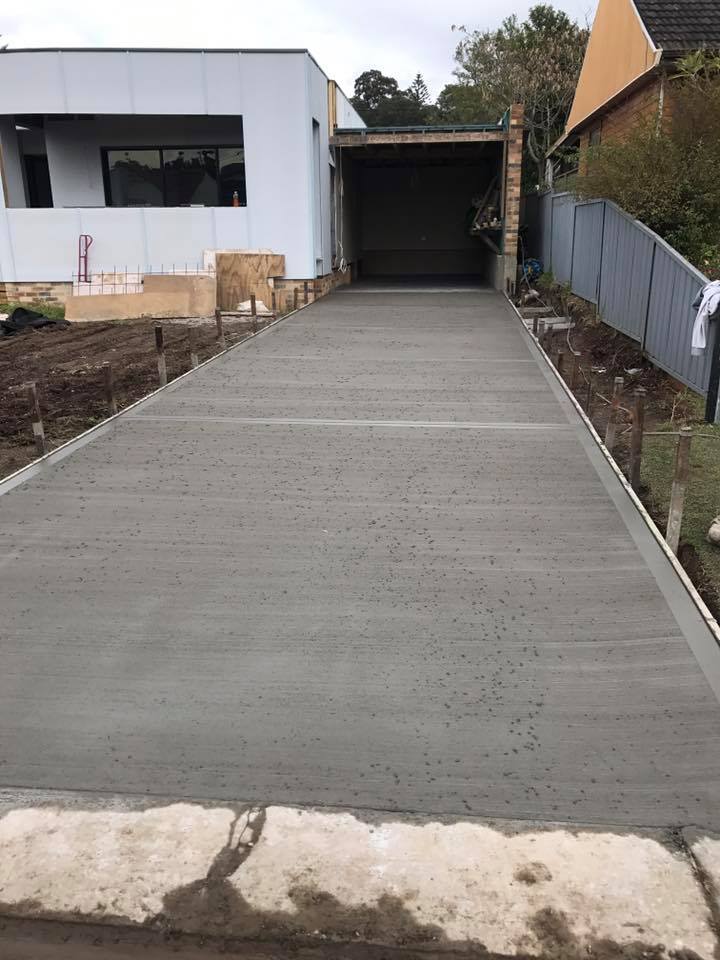 Concrete Driveway — AJ's Concreting Services in Taylors Beach, NSW