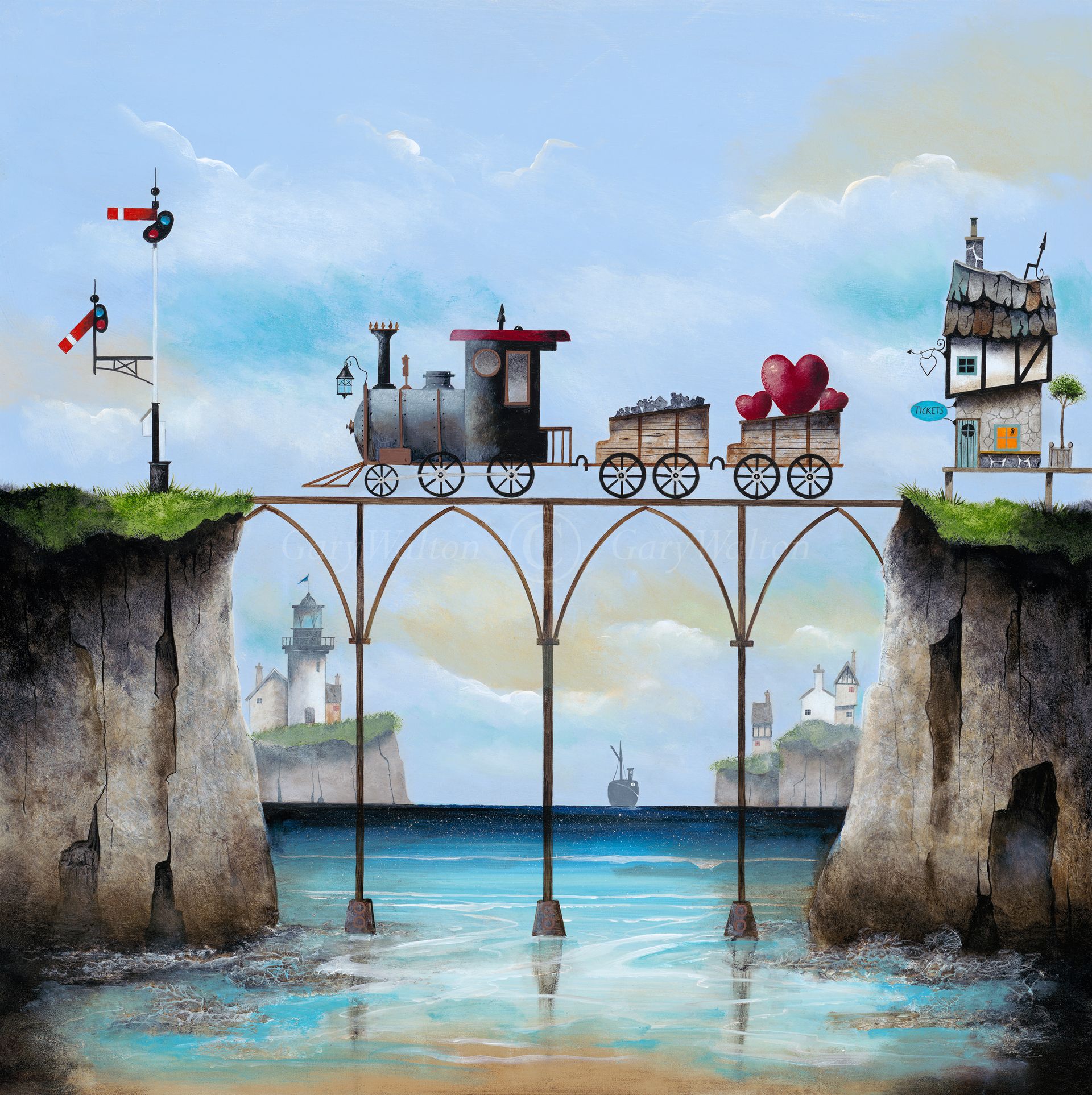 The Love Train by Gary Walton for sale at K-Frames Sittingbourne Kent