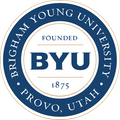 The logo for brigham young university in provo utah