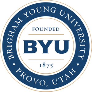 The logo for brigham young university in provo utah