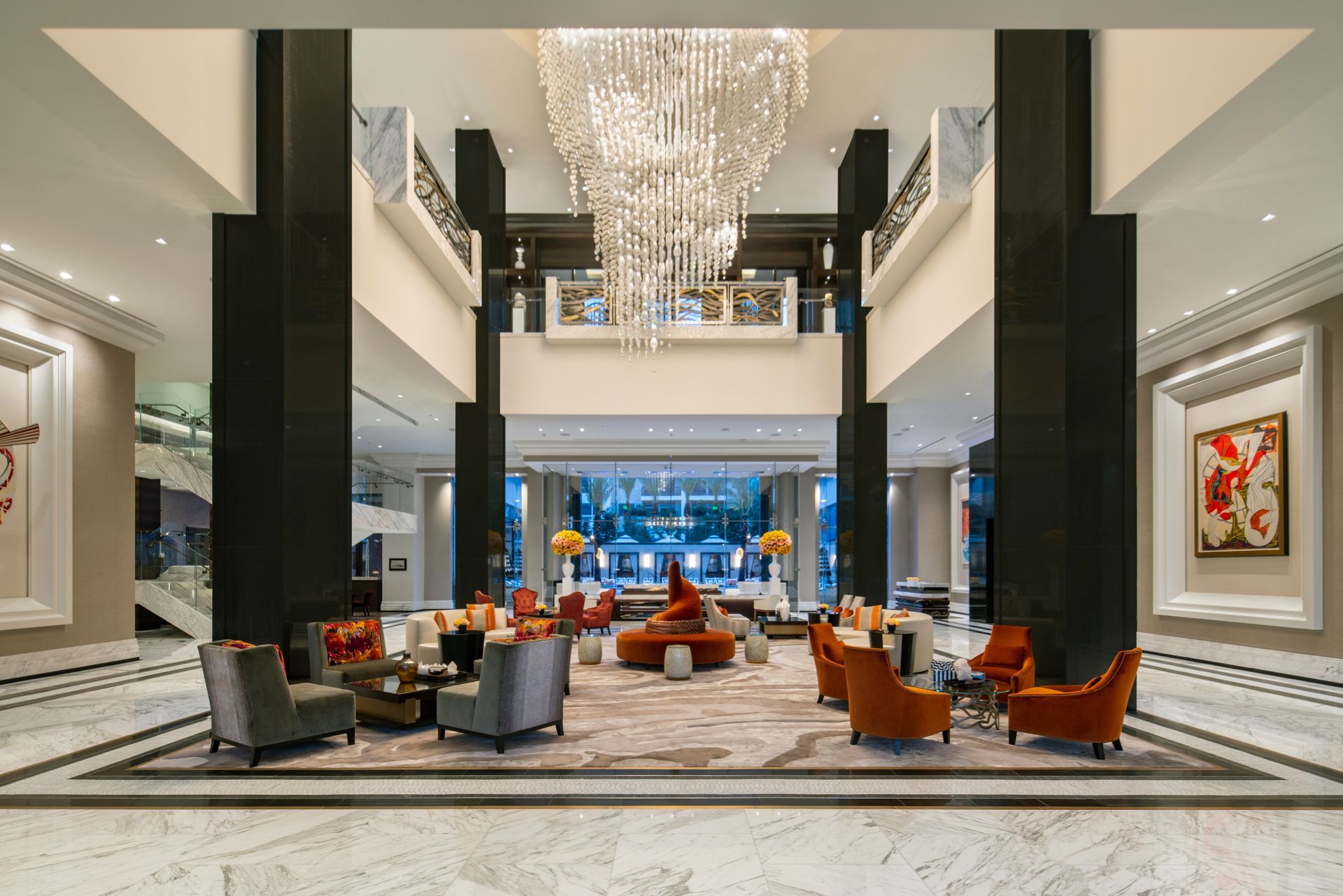 Picture of the lobby inside The Post Oak Hotel at Uptown Houston
