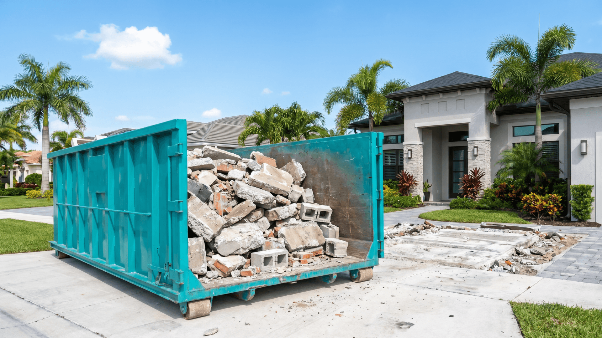 10 yard dumpster heavy yard waste Cutler Bay FL