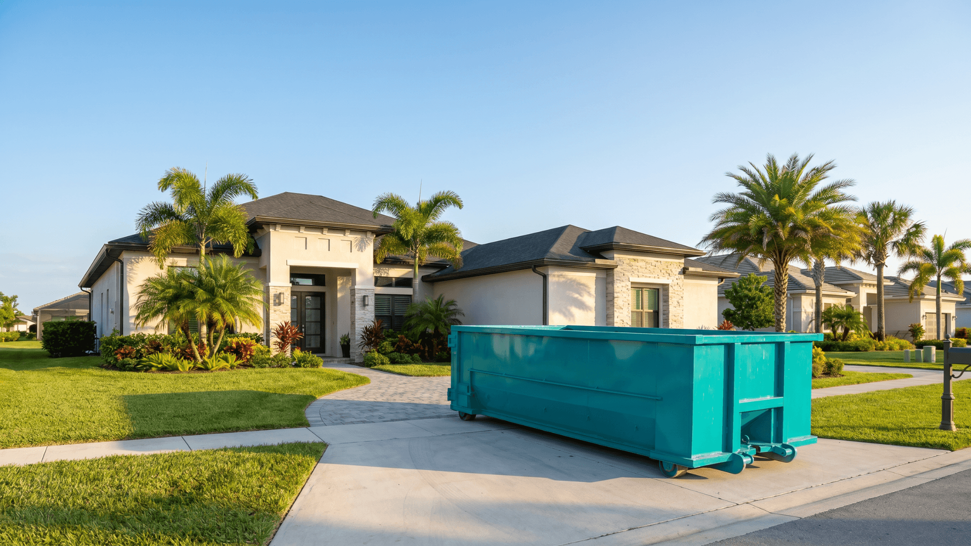 10 yard dumpster single room declutter Cutler Bay FL