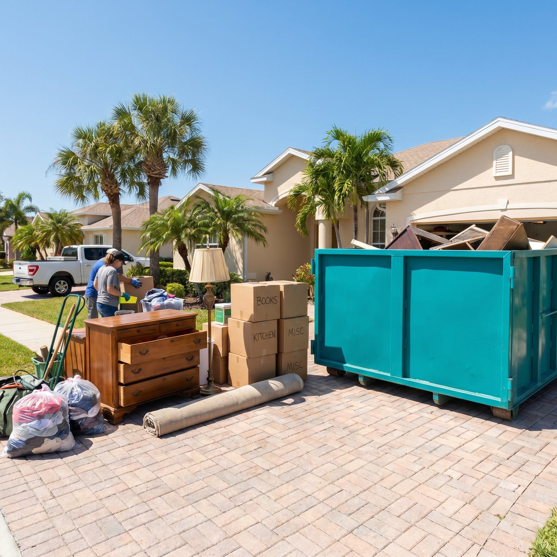 15 yard dumpster estate cleanout Cutler Bay FL