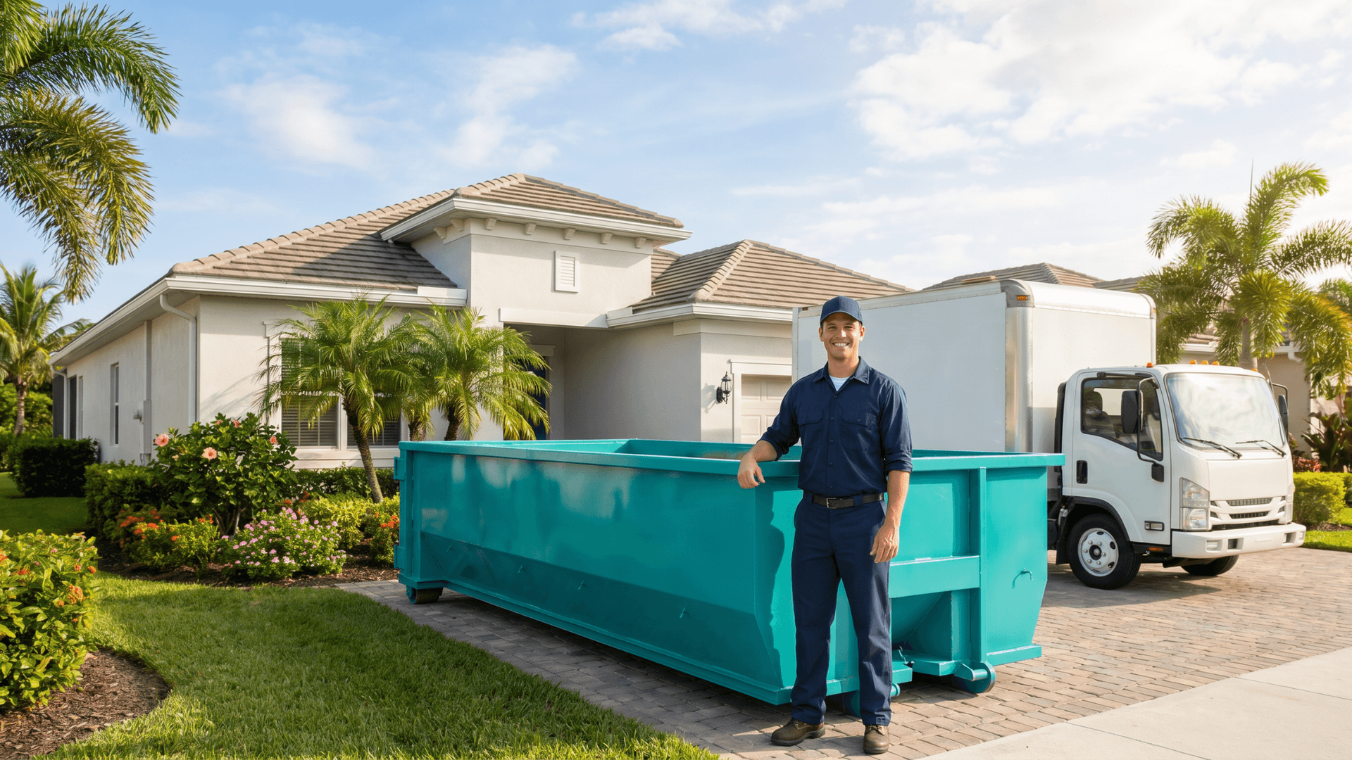 15 yard dumpster kitchen remodel Cutler Bay FL