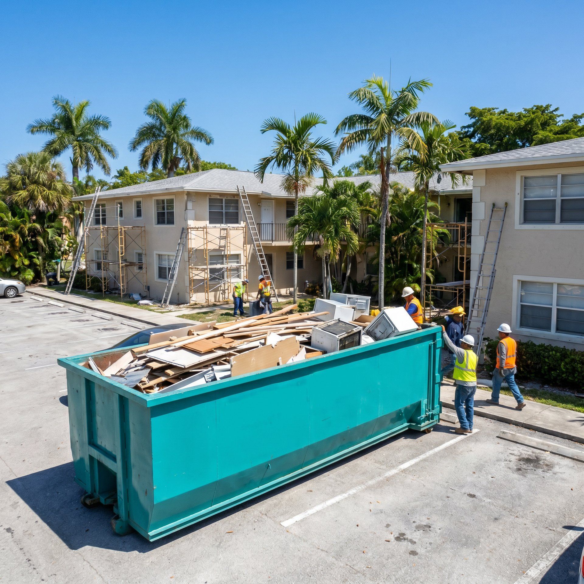 30-40 yard dumpster multi family upgrade Cutler Bay FL