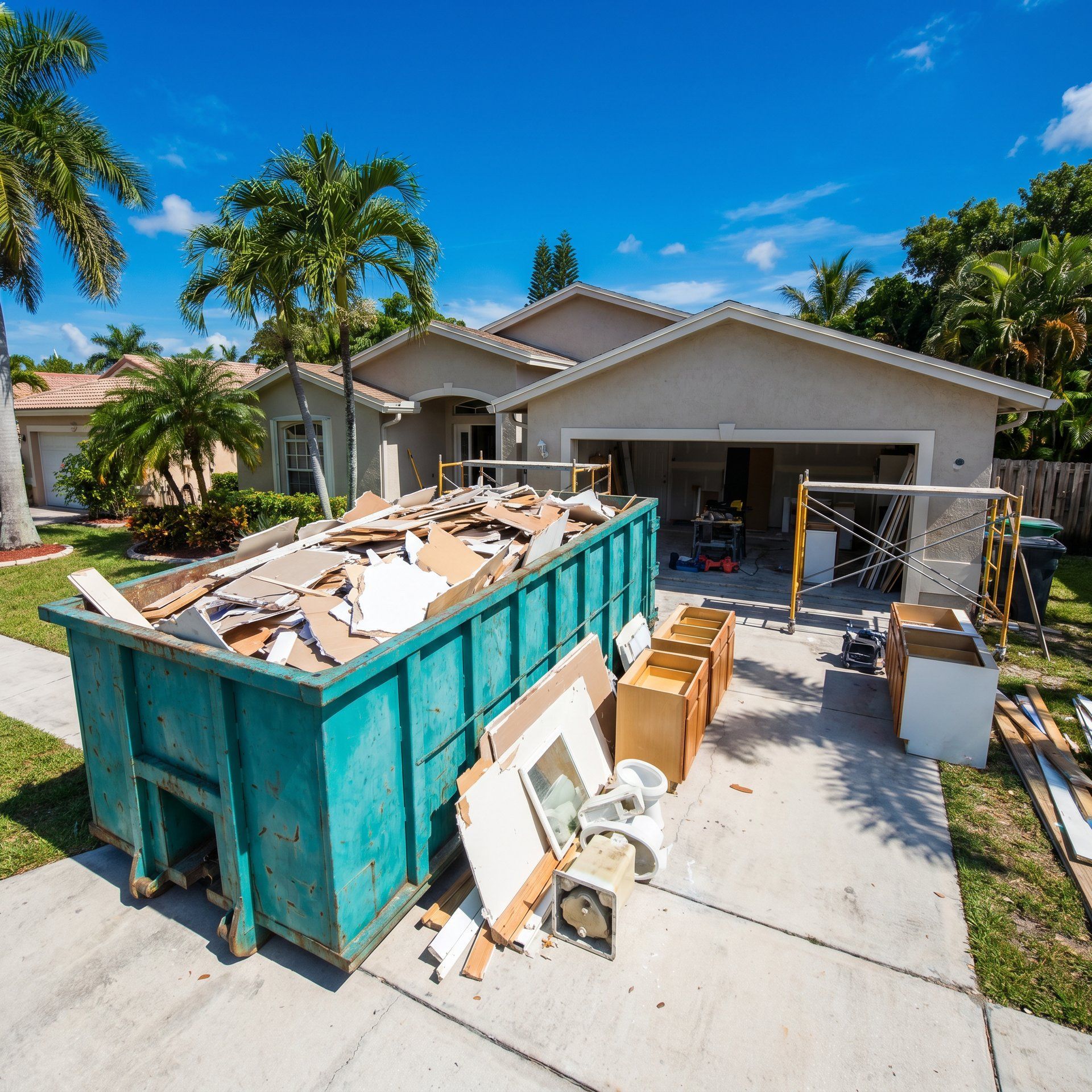 30-40 yard dumpster whole home flip Cutler Bay FL
