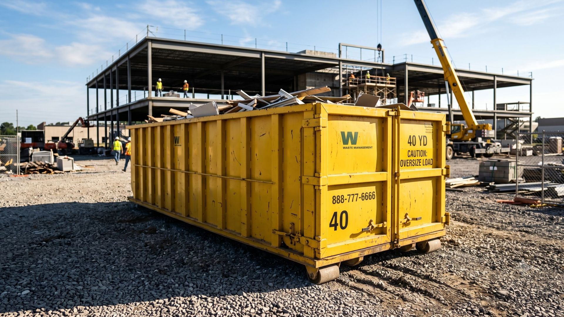 Cutler Bay 40 yard dumpster rental construction