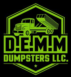 D.E.M.M. Dumpsters LLC logo - veteran-owned roll-off dumpster rental in Chesapeake VA