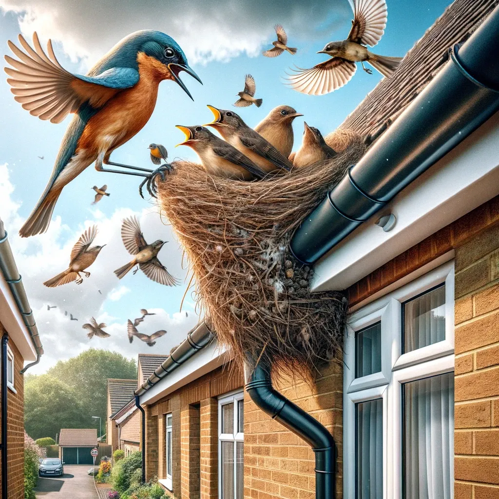 How To Stop Birds Nesting In Gutters Glow Guard Bradford, UK