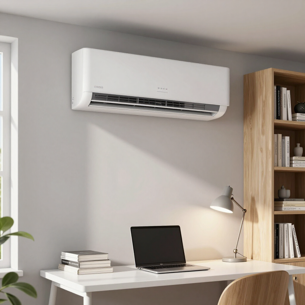 Airco in studeerkamer