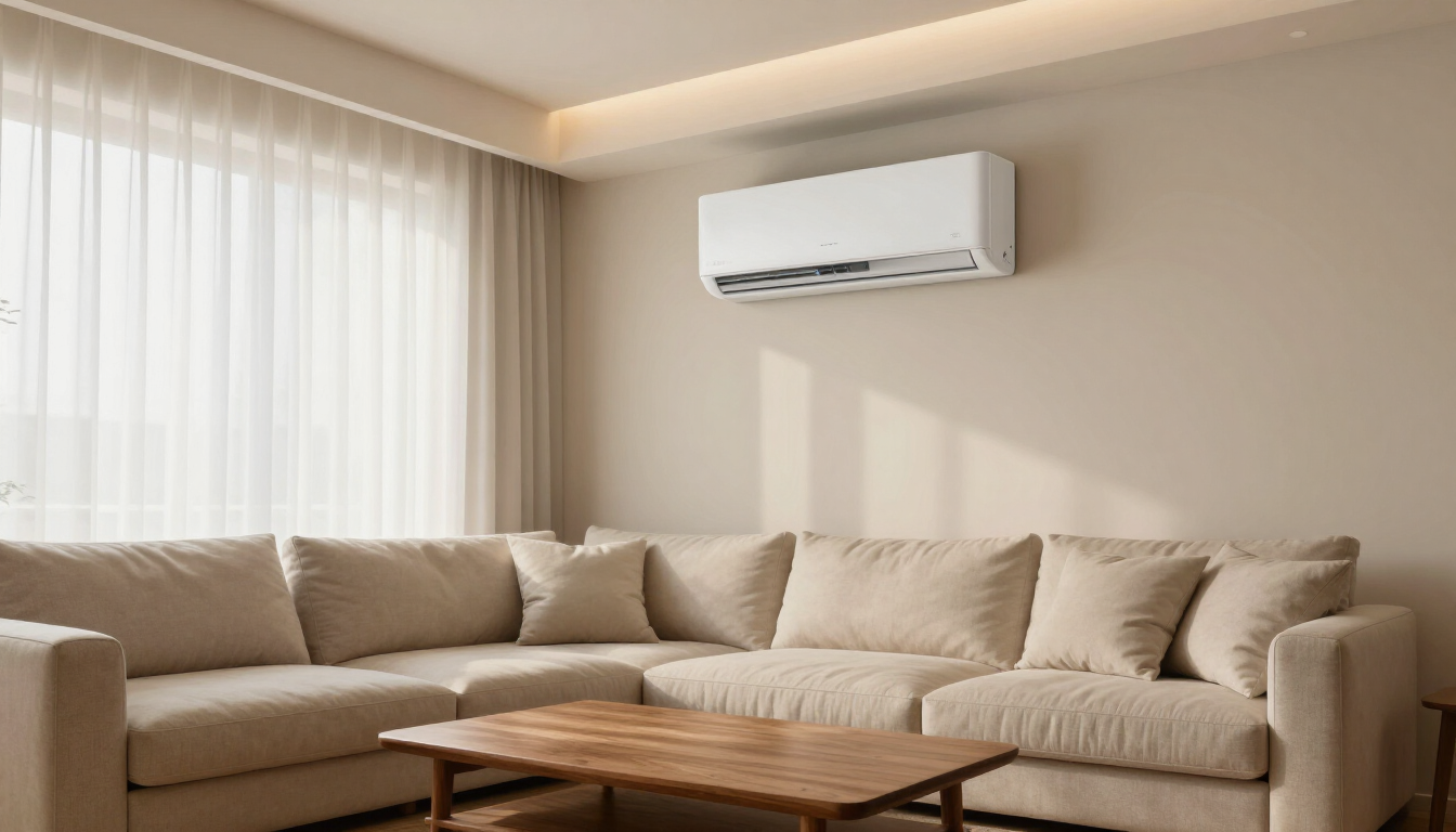 airco in huiskamer