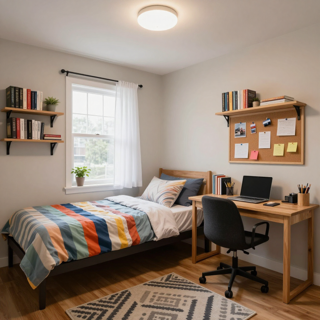 studentenkamer-Kamertje, Studentenflat-Studentenonderkomen-Studentenwoning-Huurkamer
