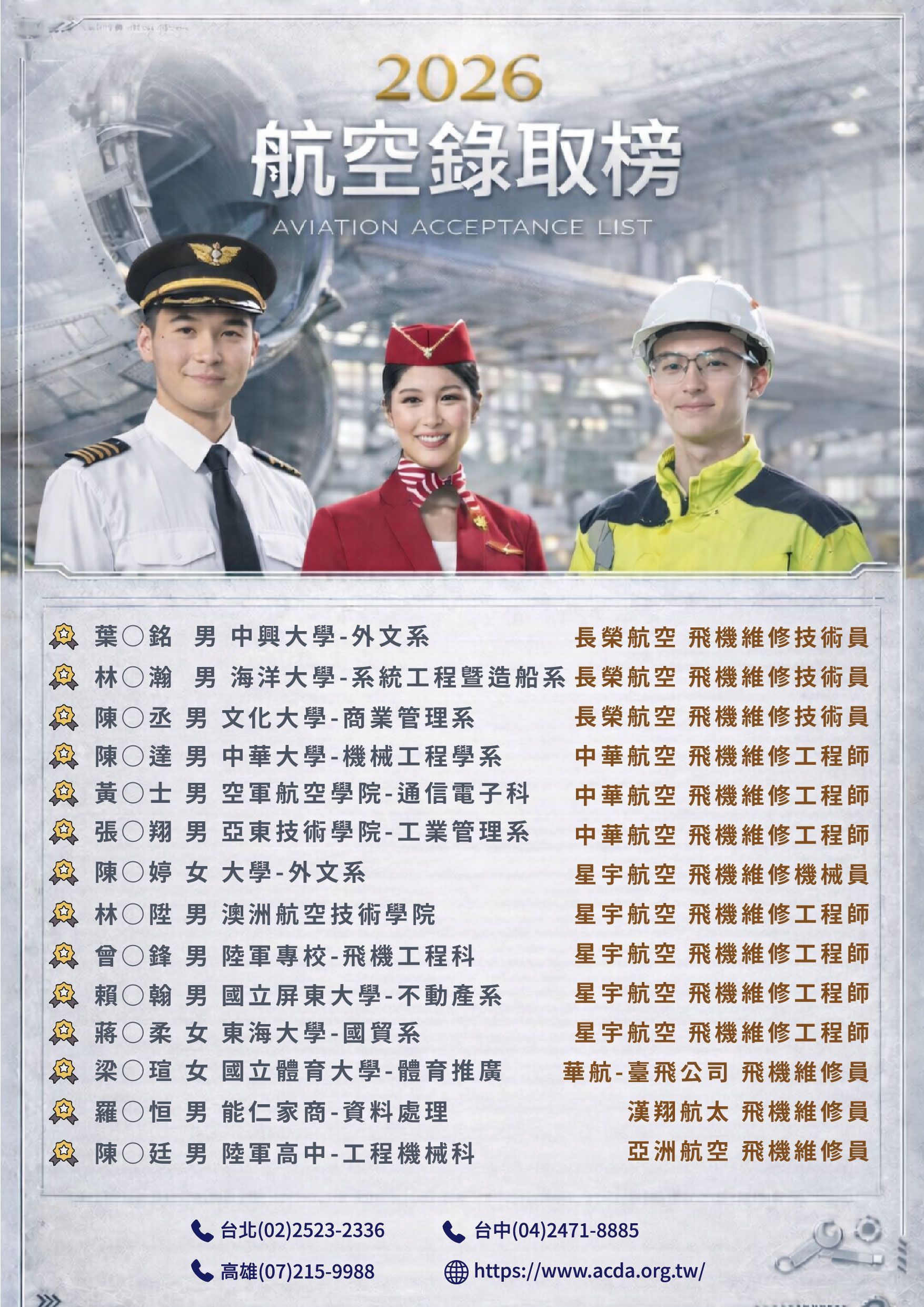飛行機師、自訓機師、培訓機師、飛機修護、飛機維修、丙級飛機修護證照、乙級飛機修護證照、航空補習班、職訓課程、免費課程、空服、空姐、空少、空服怎麼考、空服補習班、空服培訓、地勤、地勤培訓地勤怎麼考、地勤補習班、免費培訓、退輔會職訓