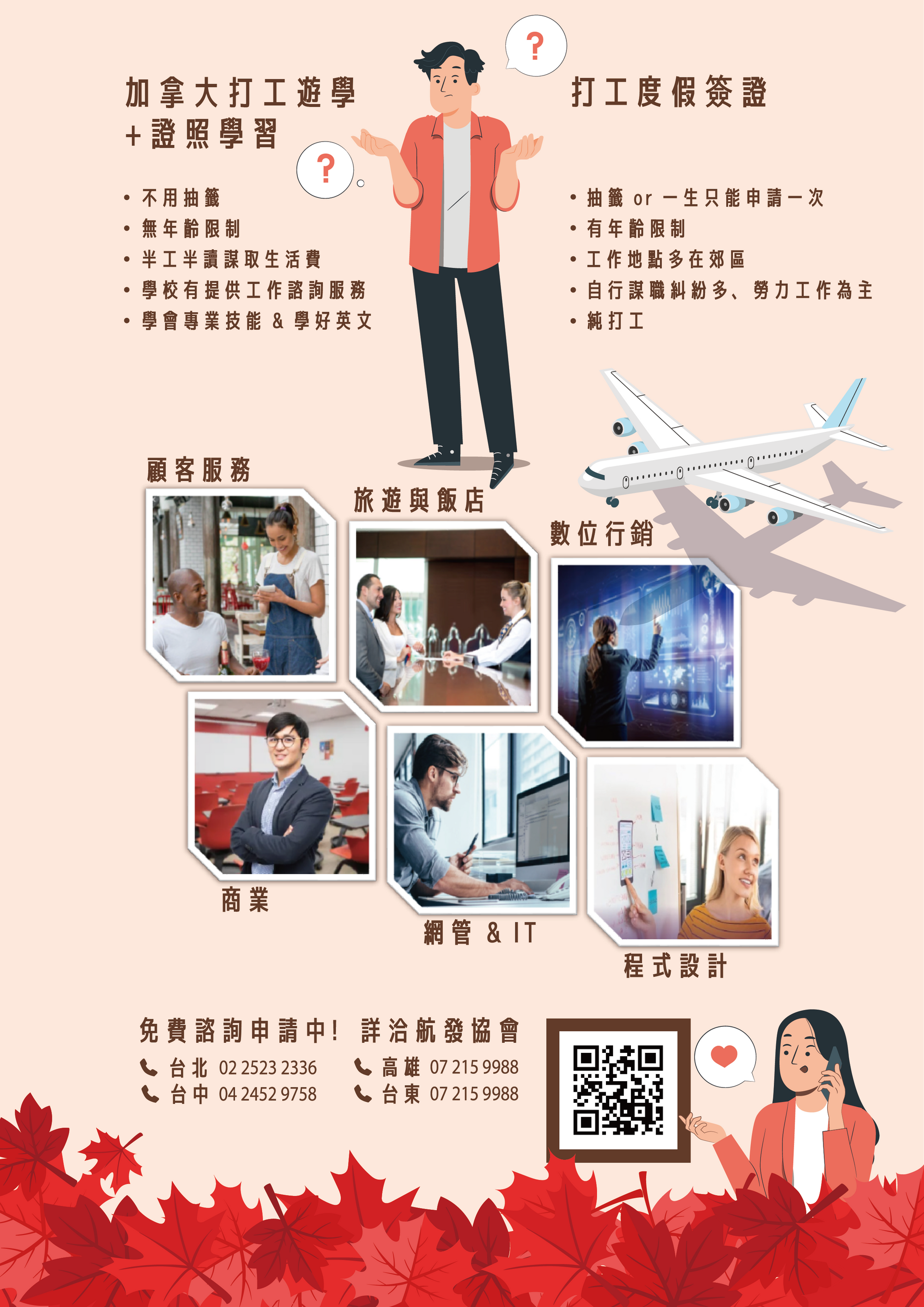 加拿大出國打工