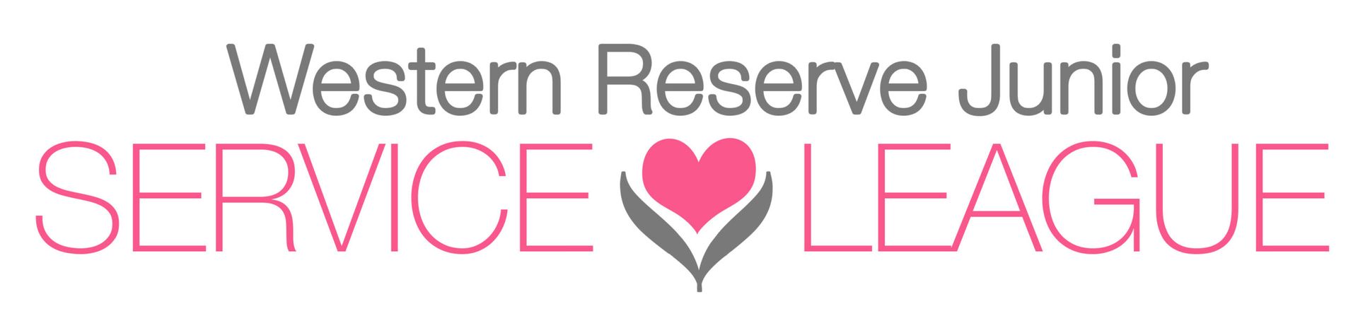 Logo of the Western Reserve Junior Service League with a pink heart graphic.