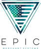 EPIC Merchant Systems logo representing American values and merchant services for small businesses