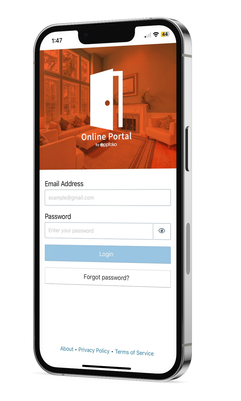 Enigma Properties resident portal mobile app on iPhone