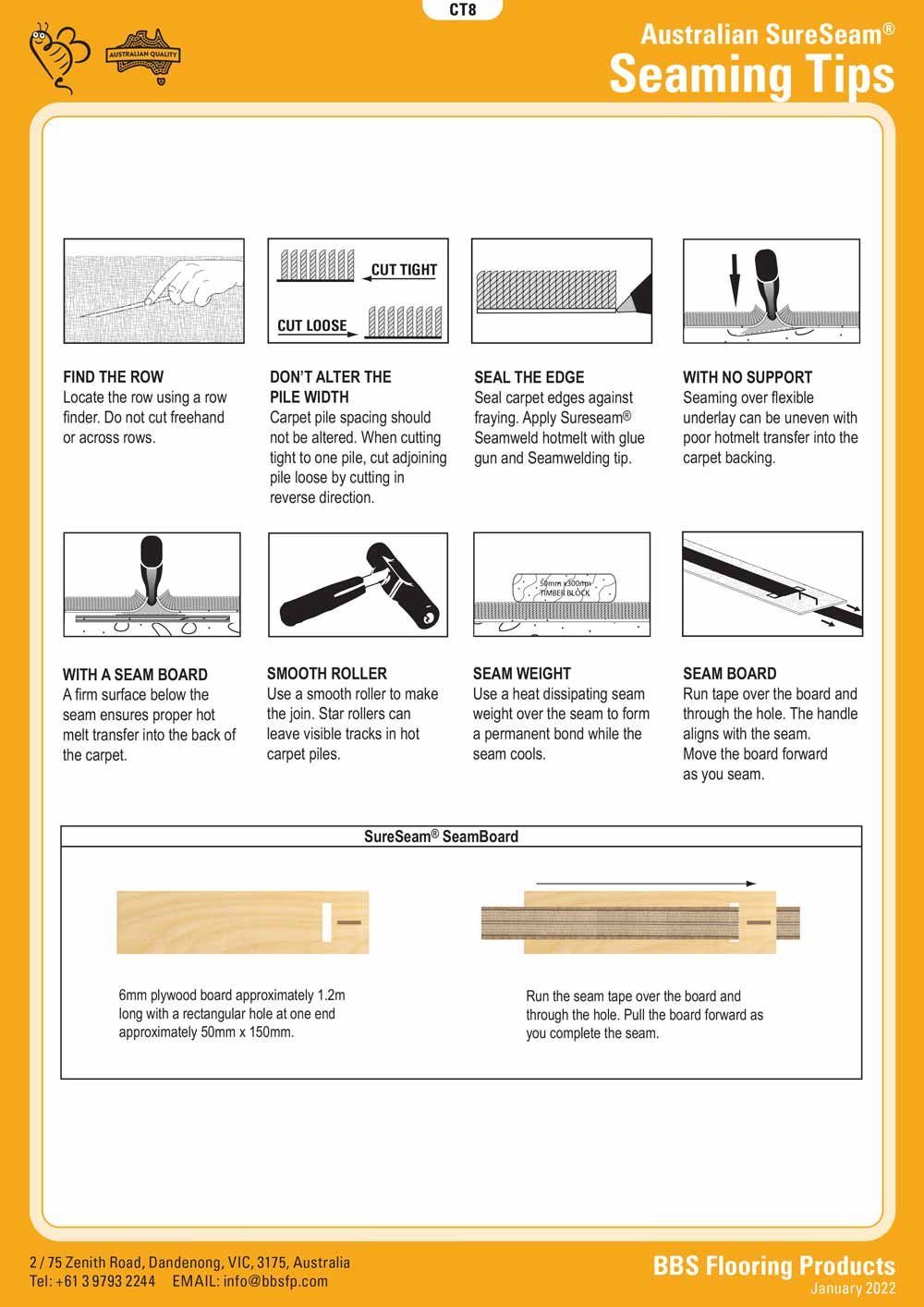 Seaming Tips