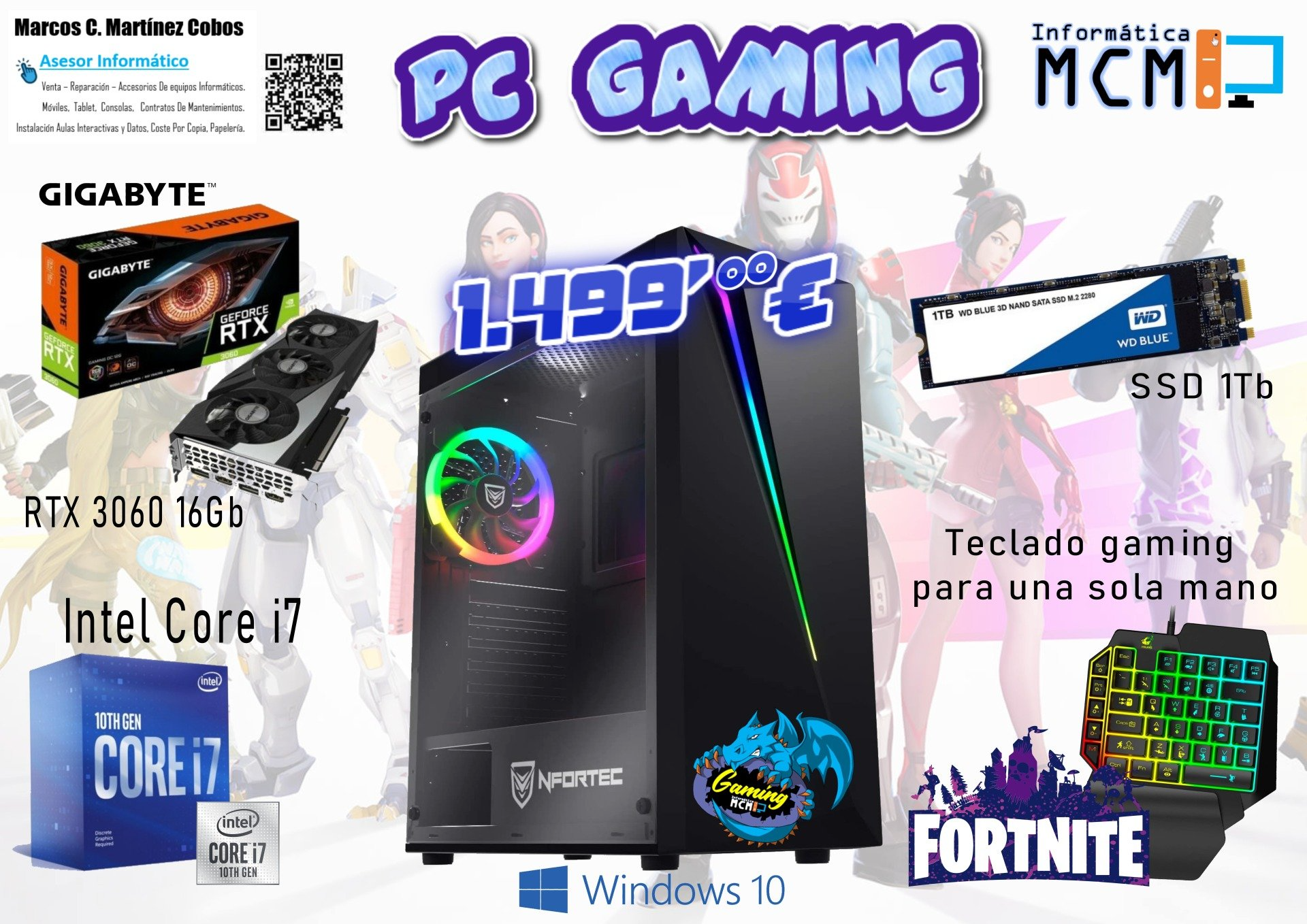 Equipo Gaming McM Fortine