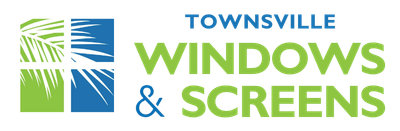 Logo with palm leaves and the word
