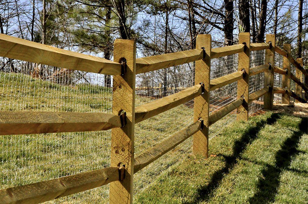 split rail fence