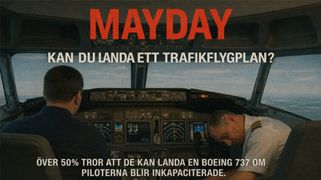 Flygsimulatorevent Mayday Boeing 737