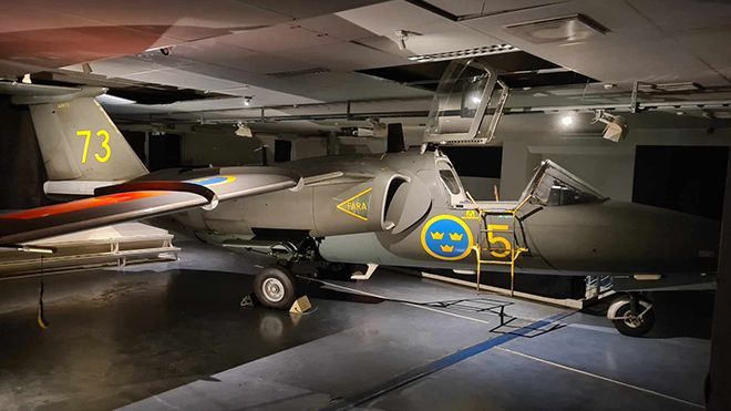 Vår SK60-flygsimulator är en riktig SK60.