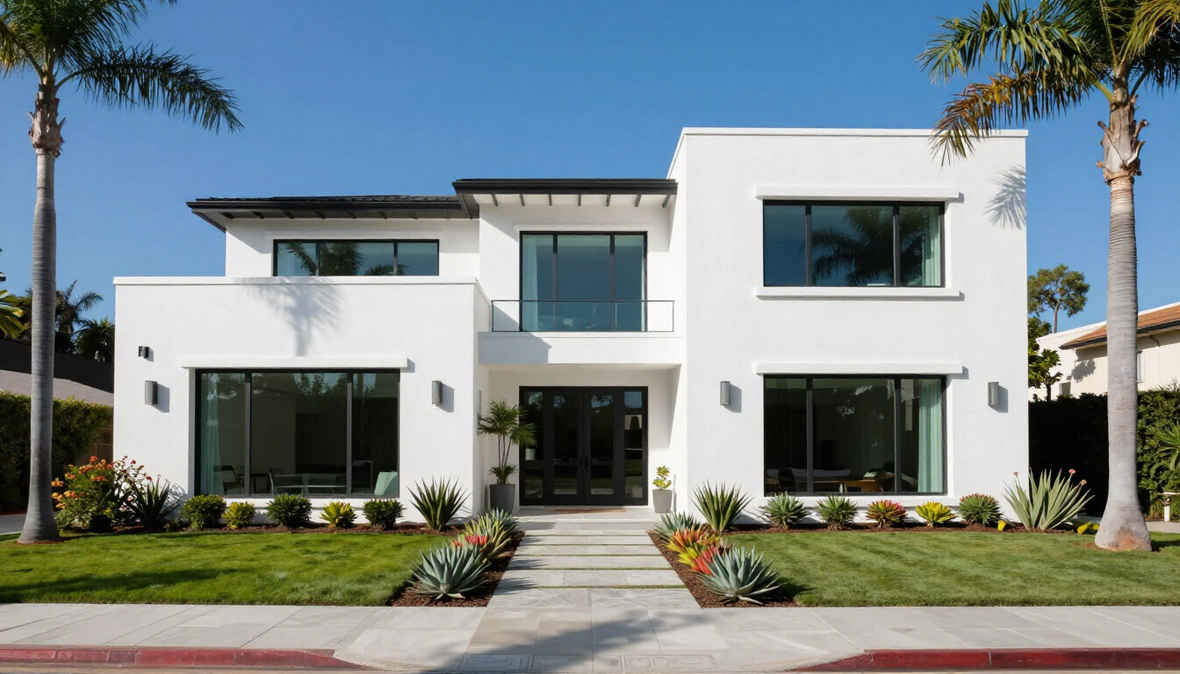 Modern San Diego home exterior