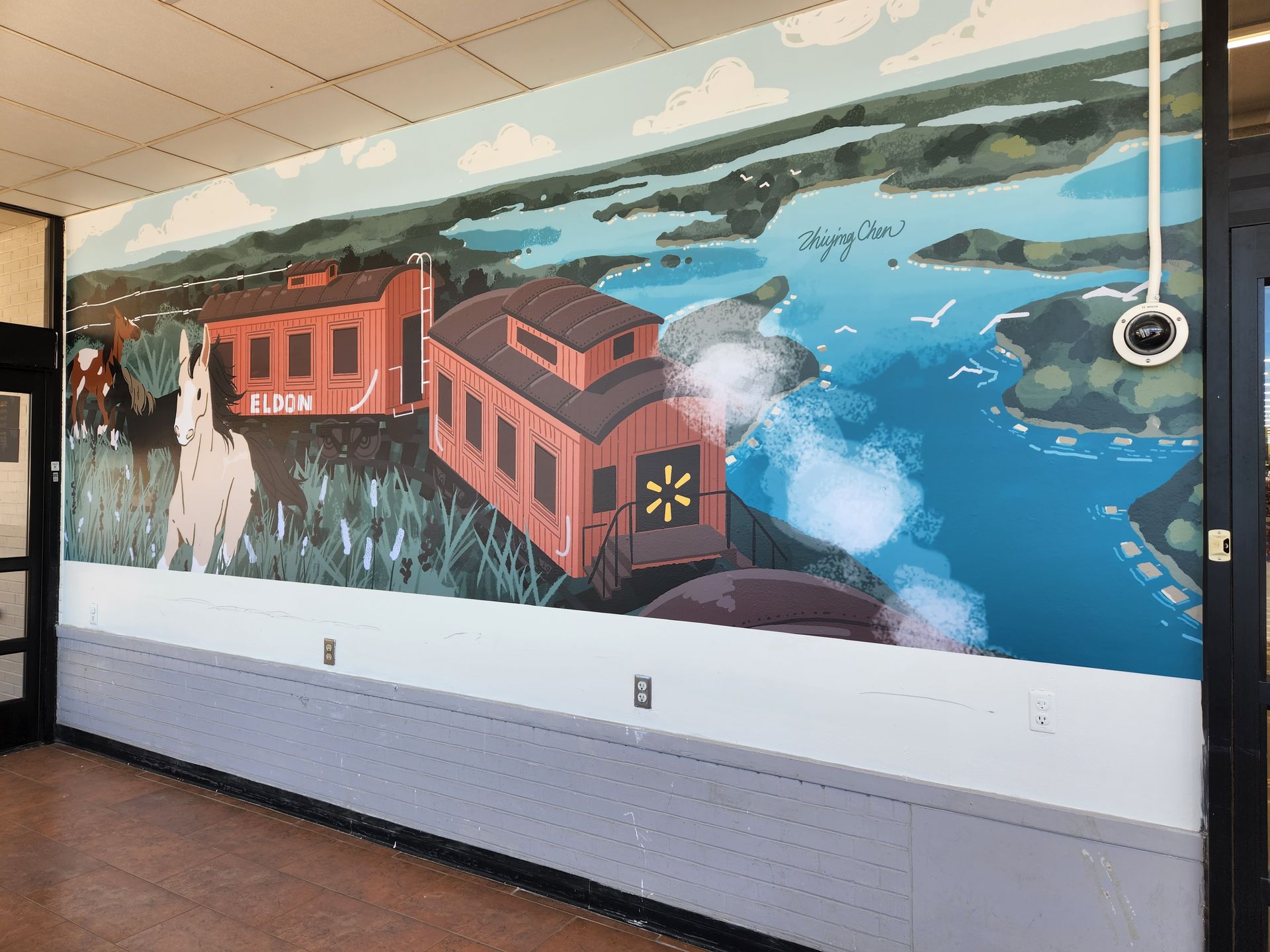 Wall Mural Installation