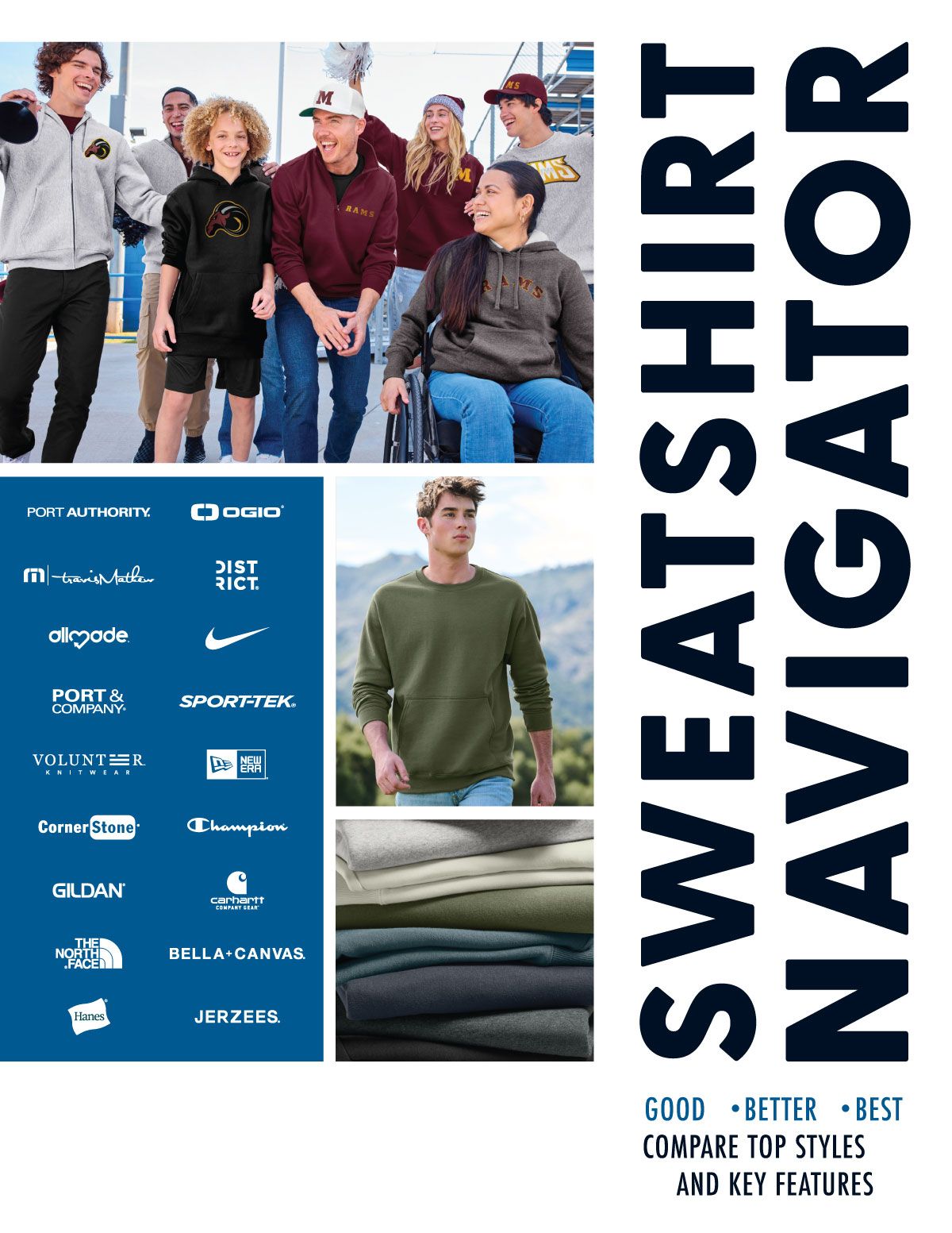 Sweatshirt Product Navigator