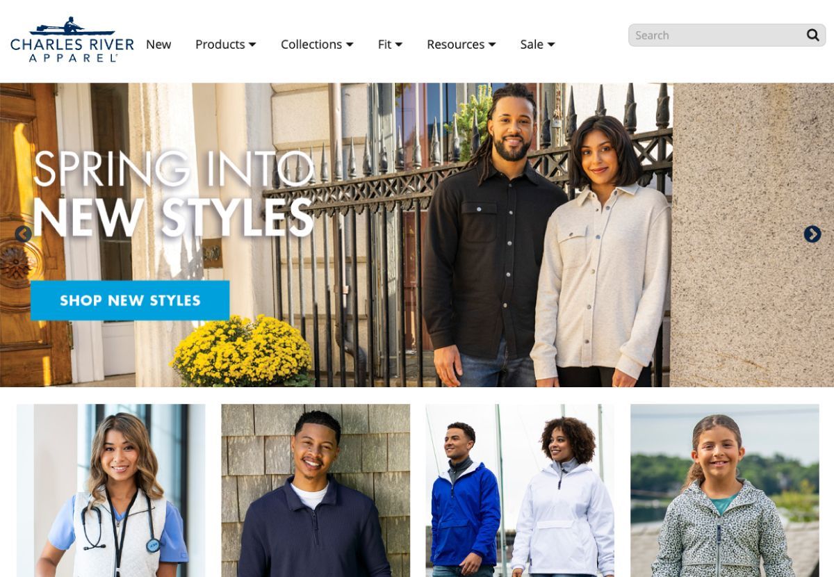 Charles River Apparel Catalog