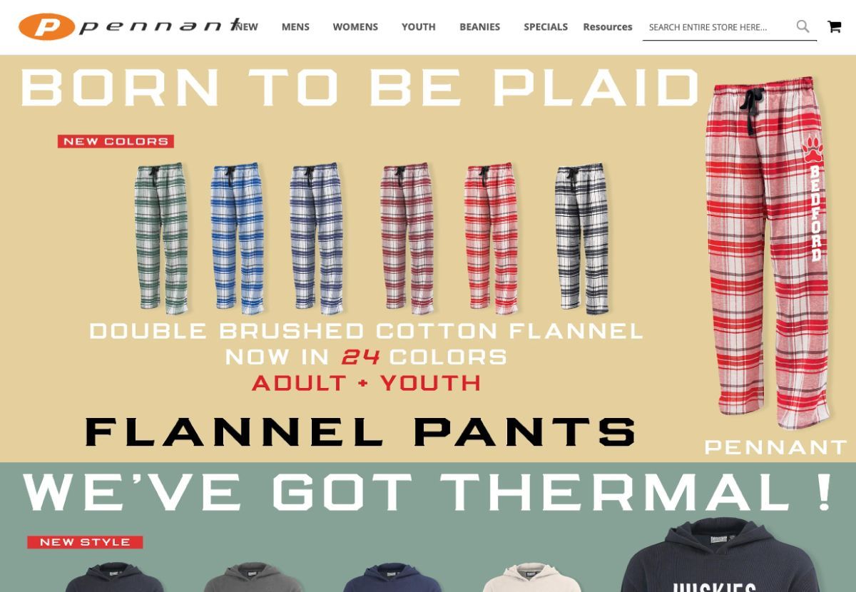 Pennant Sportswear Catalog