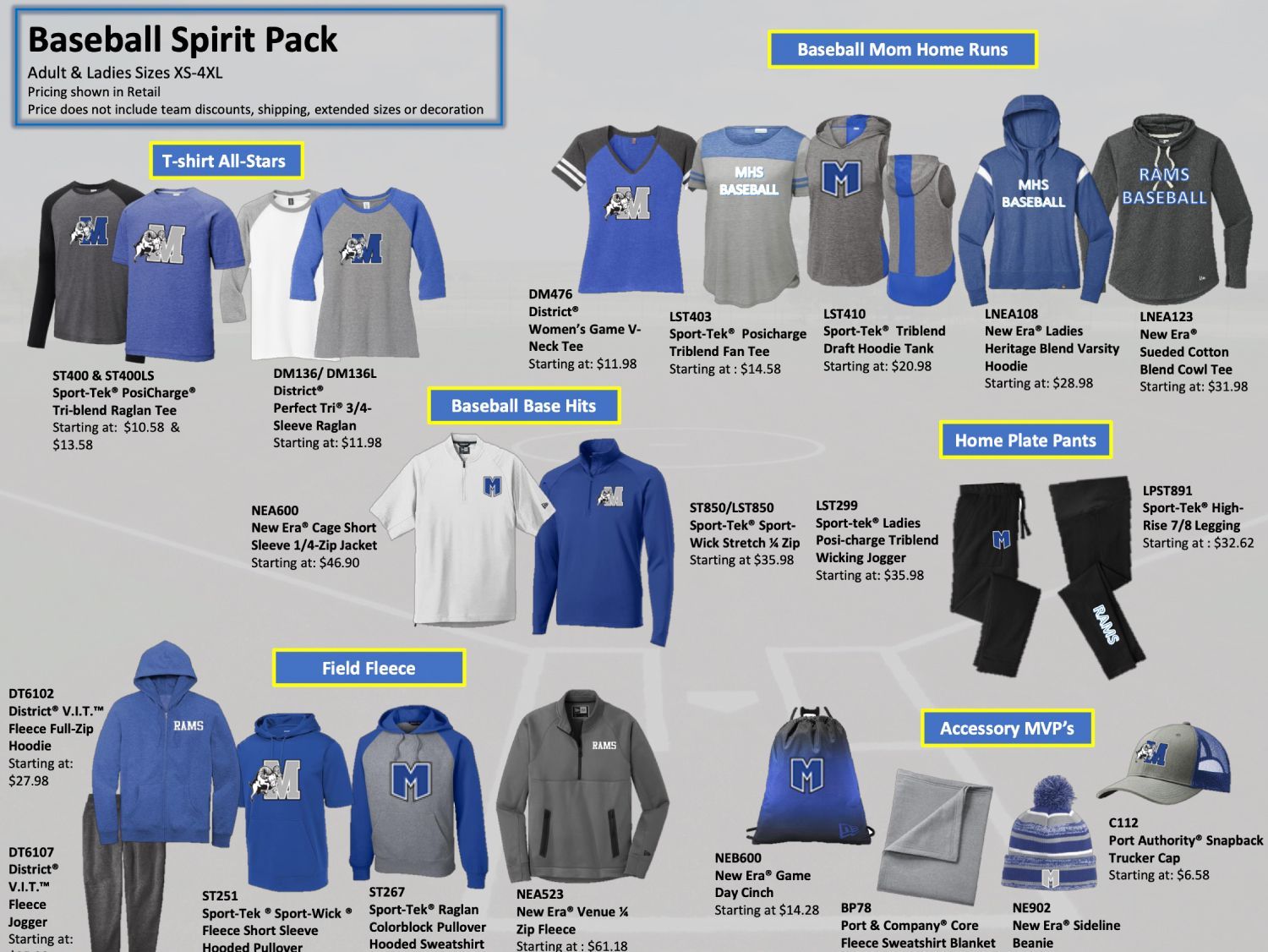 Custom Baseball Fanwear
