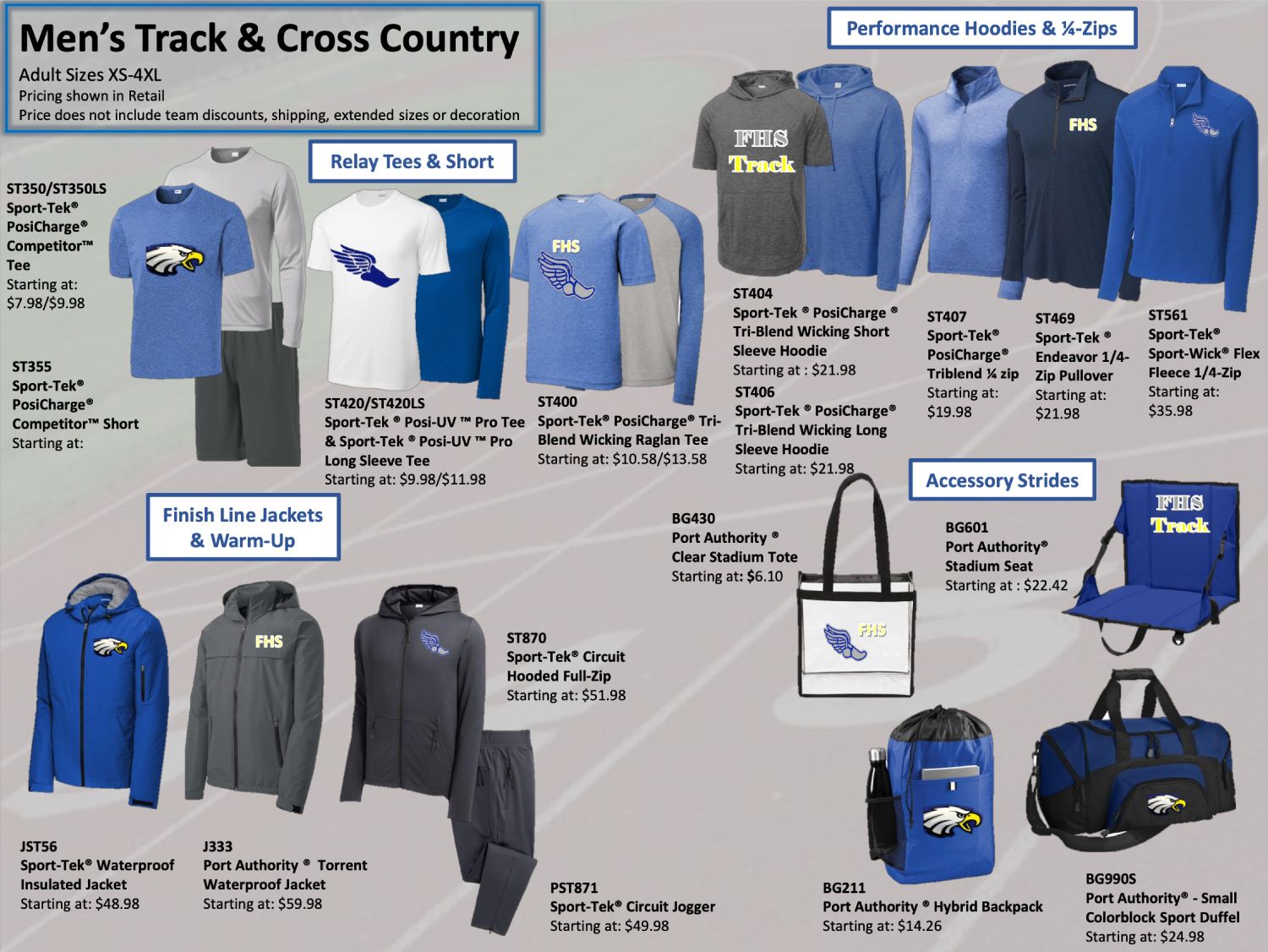 Custom Men's Track & Field Uniforms & Gear