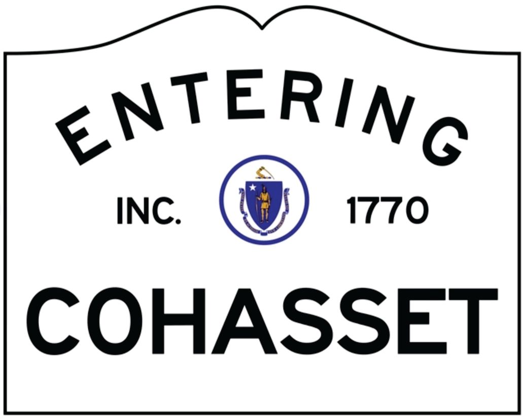 A town line sign that reads