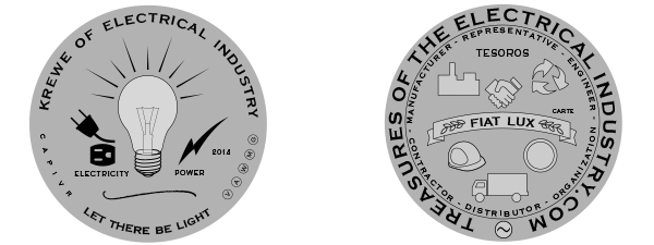 Treasures of the Electrical Industry coins