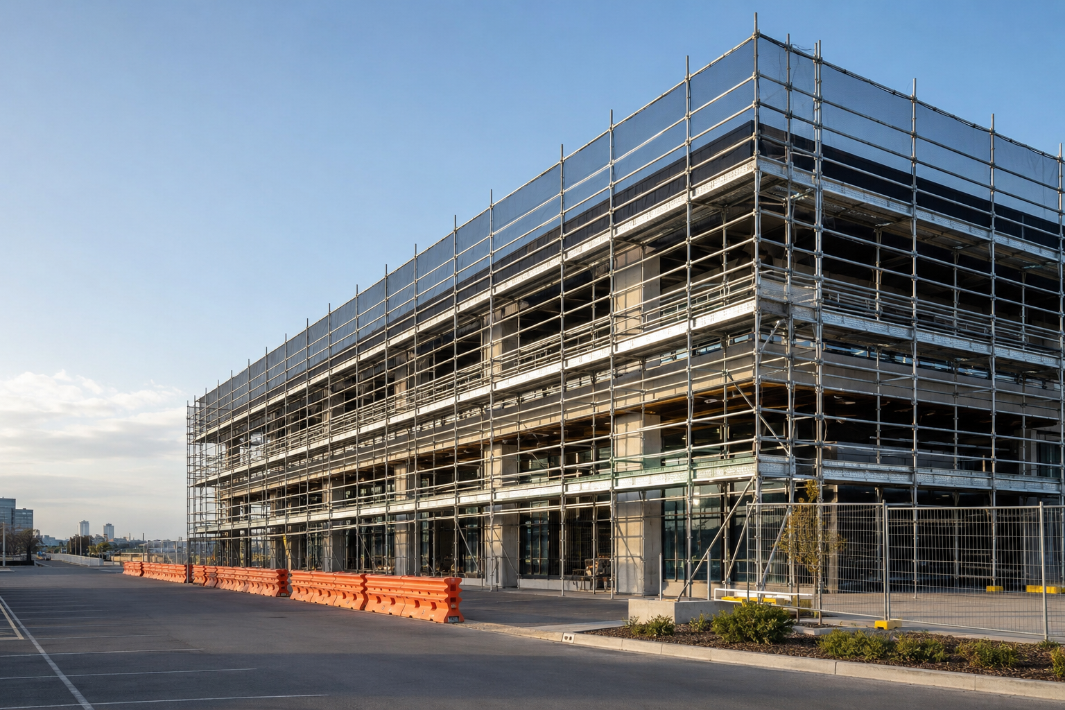 Commercial scaffolding