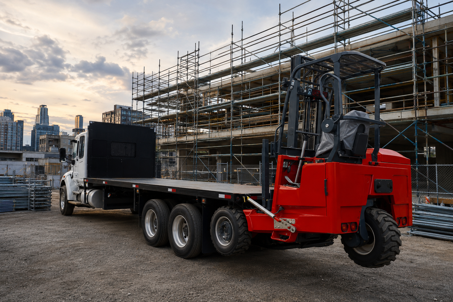 Moffett truck transport