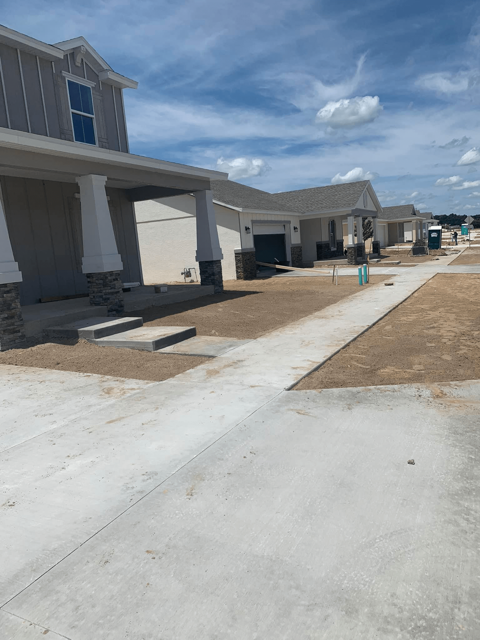 Land clearing done in subdivision near Inverness and Ocala, FL.
