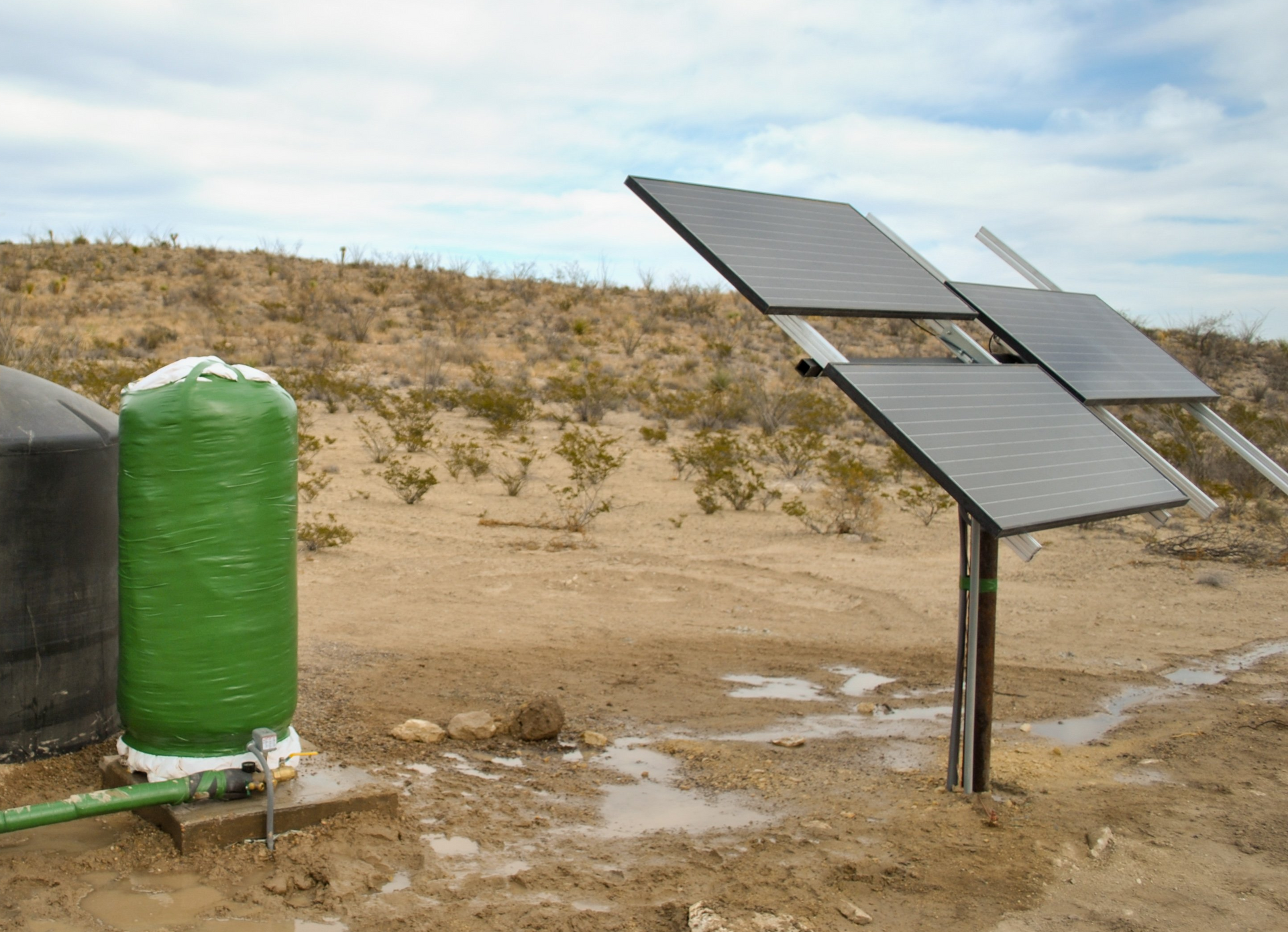 Solar Well Pump in Pecos County, TX