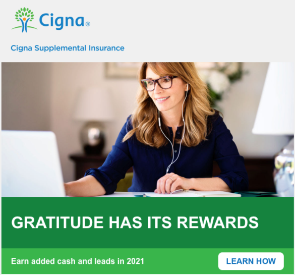 Earn Cash and Leads with Cigna's 2021 Rewards Program Niche Market