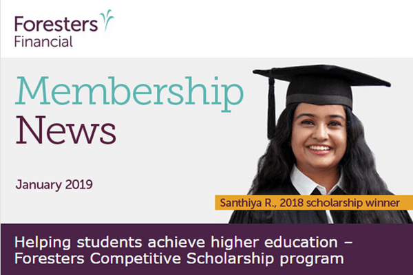 Foresters Competitive Scholarship Program Is Open